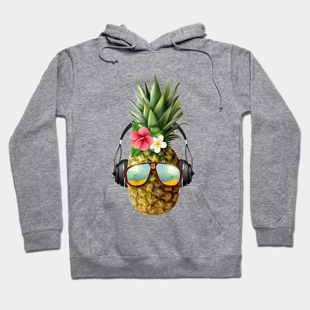 Funny Pineapple Hoodie by Mako Design 